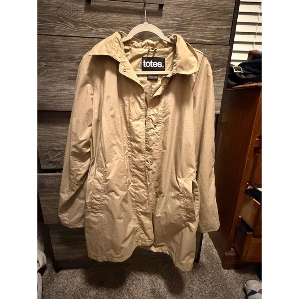 Totes vintage trench coat size M